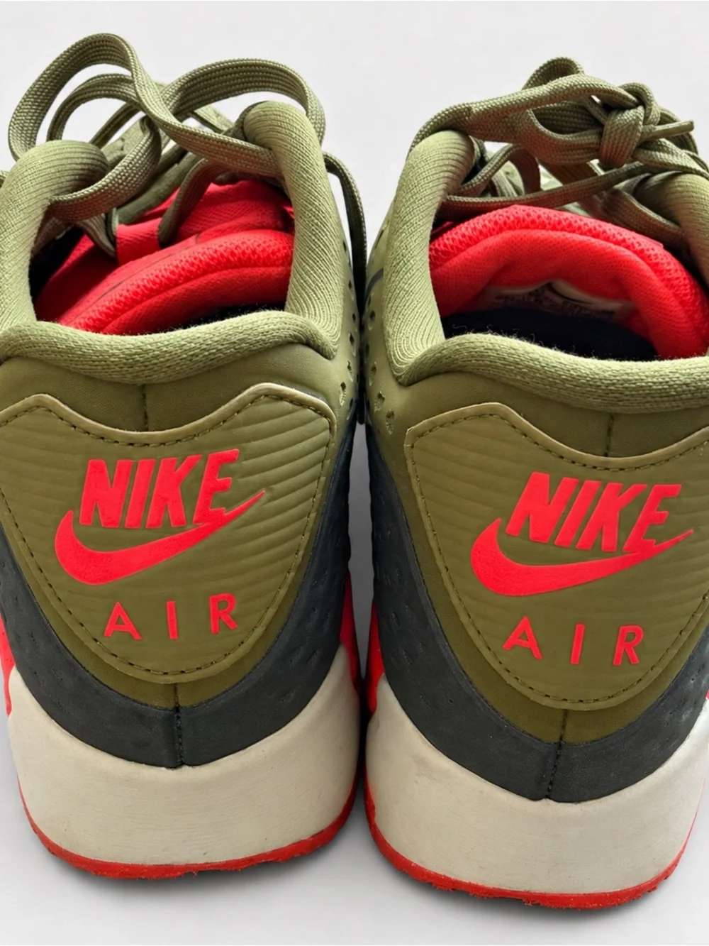 Nike Air Max 90 Ultra Breeze Scenery Green Bright Crimson Men’s 8